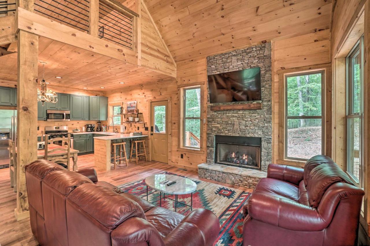 Peaceful Cabin On 3 Private Acres Deck And Fire Pit Blairsville Exterior foto