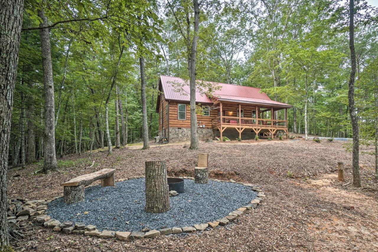 Peaceful Cabin On 3 Private Acres Deck And Fire Pit Blairsville Exterior foto