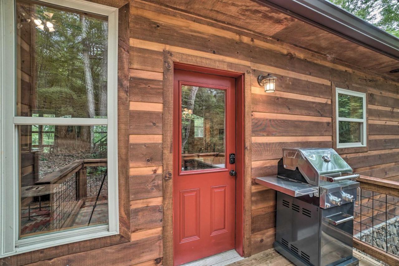 Peaceful Cabin On 3 Private Acres Deck And Fire Pit Blairsville Exterior foto