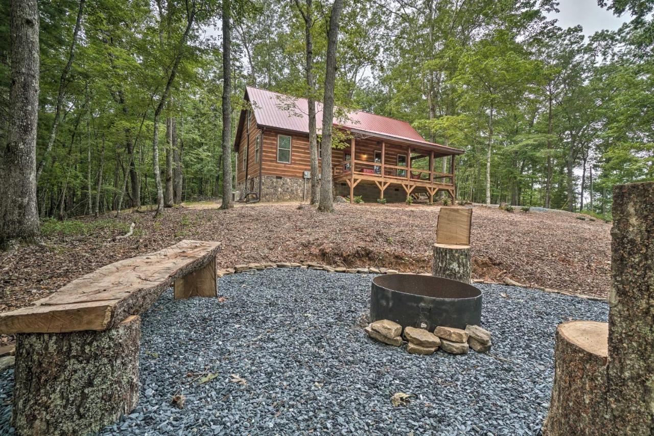 Peaceful Cabin On 3 Private Acres Deck And Fire Pit Blairsville Exterior foto