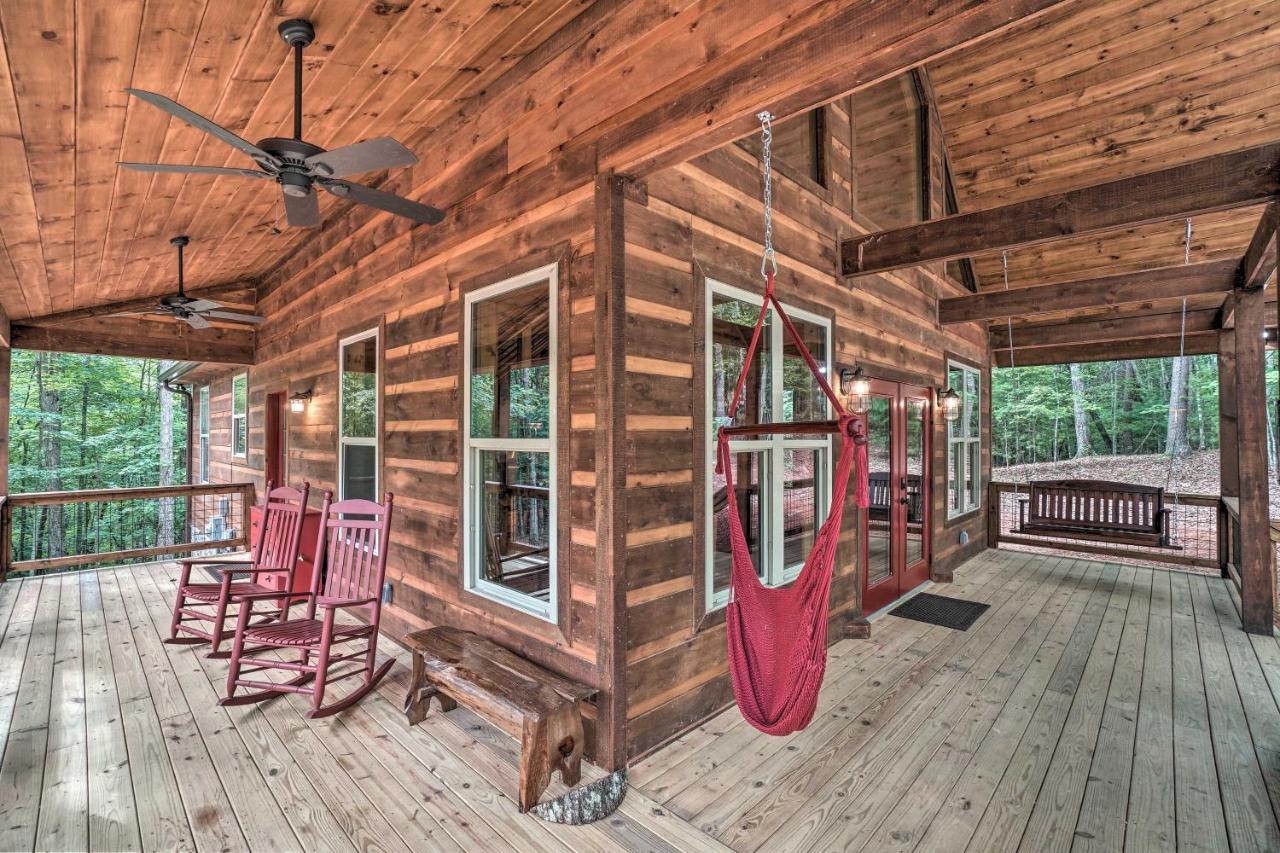 Peaceful Cabin On 3 Private Acres Deck And Fire Pit Blairsville Exterior foto