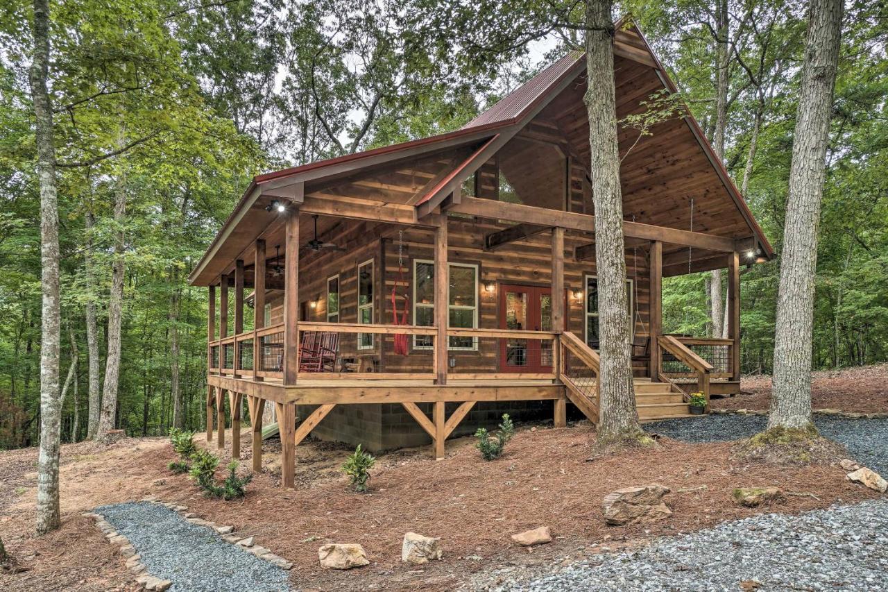 Peaceful Cabin On 3 Private Acres Deck And Fire Pit Blairsville Exterior foto